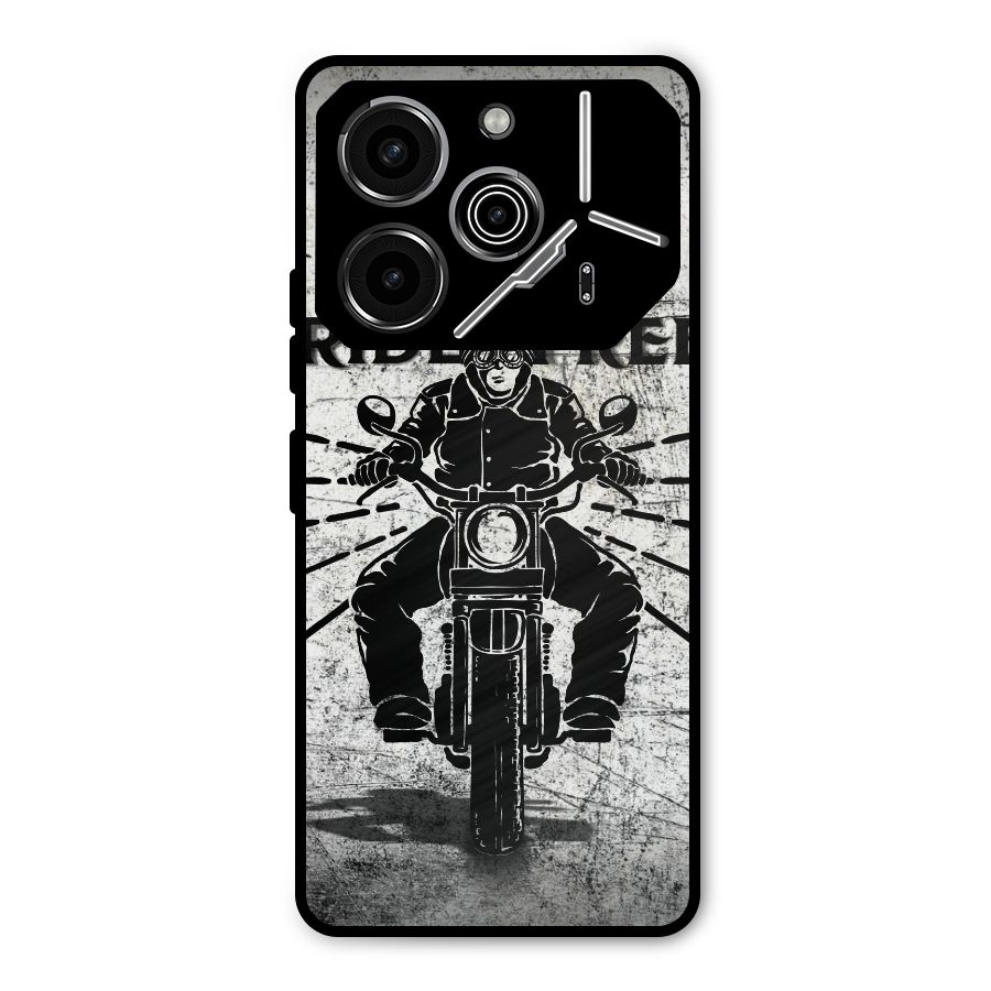 Ride Free Metal Back Case for Tecno Pova 6 Pro