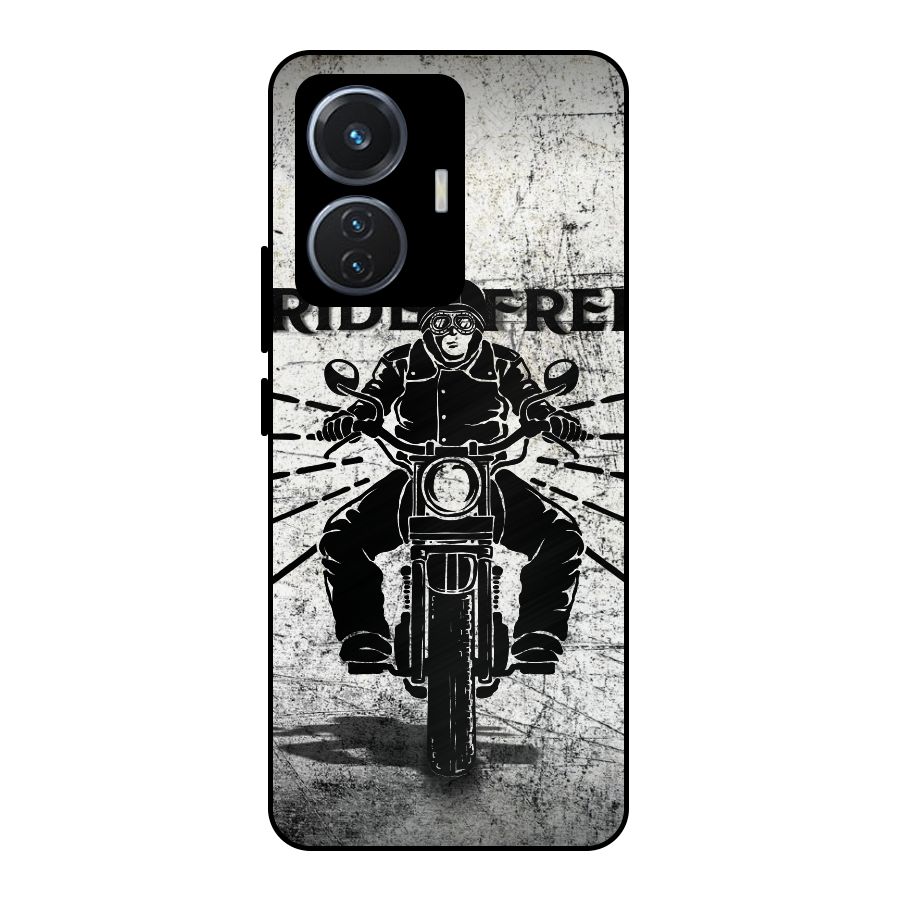 Ride Free Metal Back Case for Vivo T1 44W