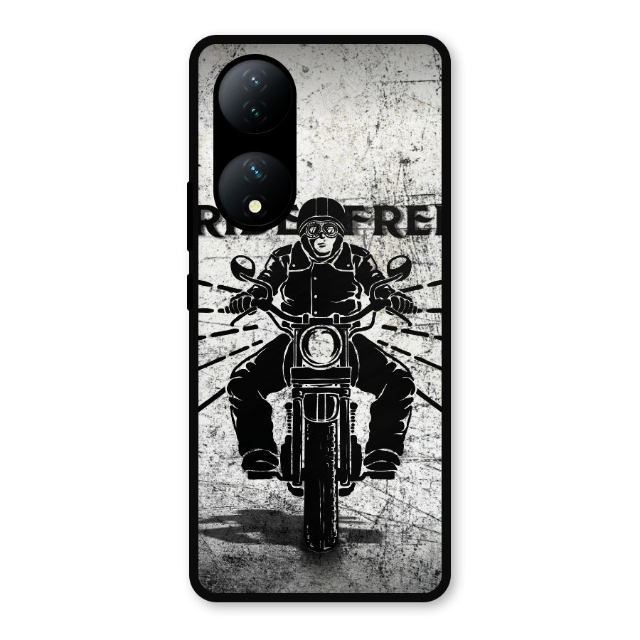 Ride Free Metal Back Case for Vivo T2