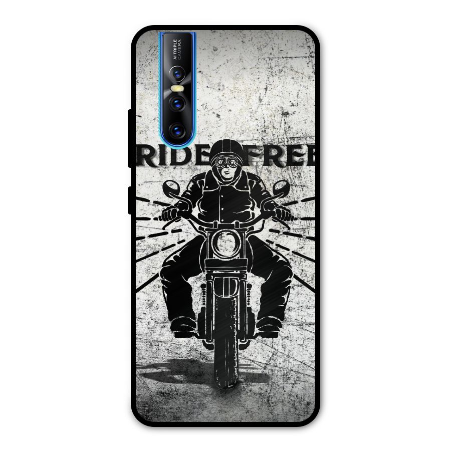 Ride Free Metal Back Case for Vivo V15 Pro