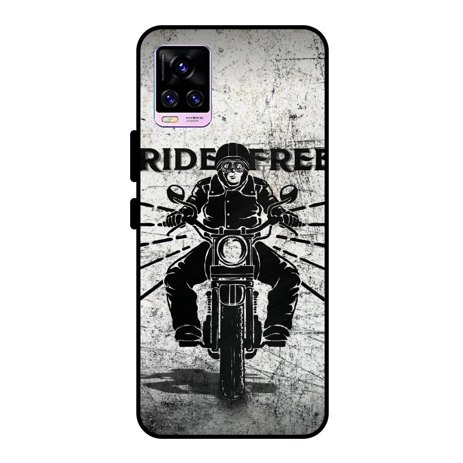 Ride Free Metal Back Case for Vivo V20 Pro