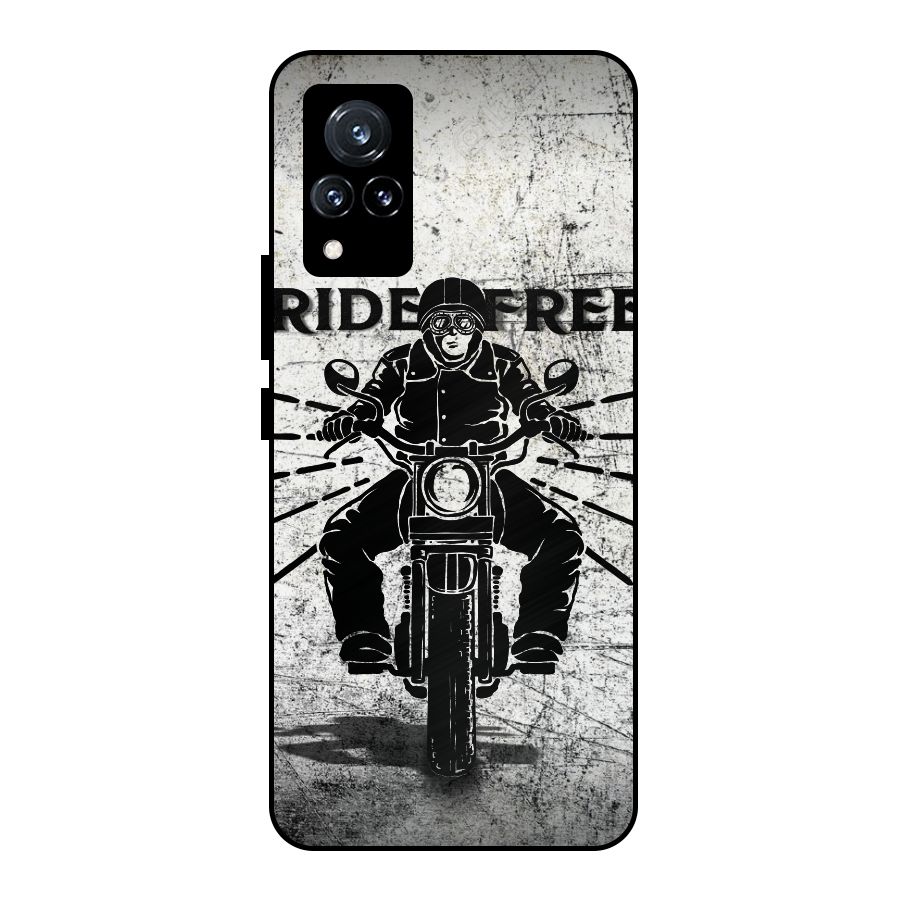 Ride Free Metal Back Case for Vivo V21 5G