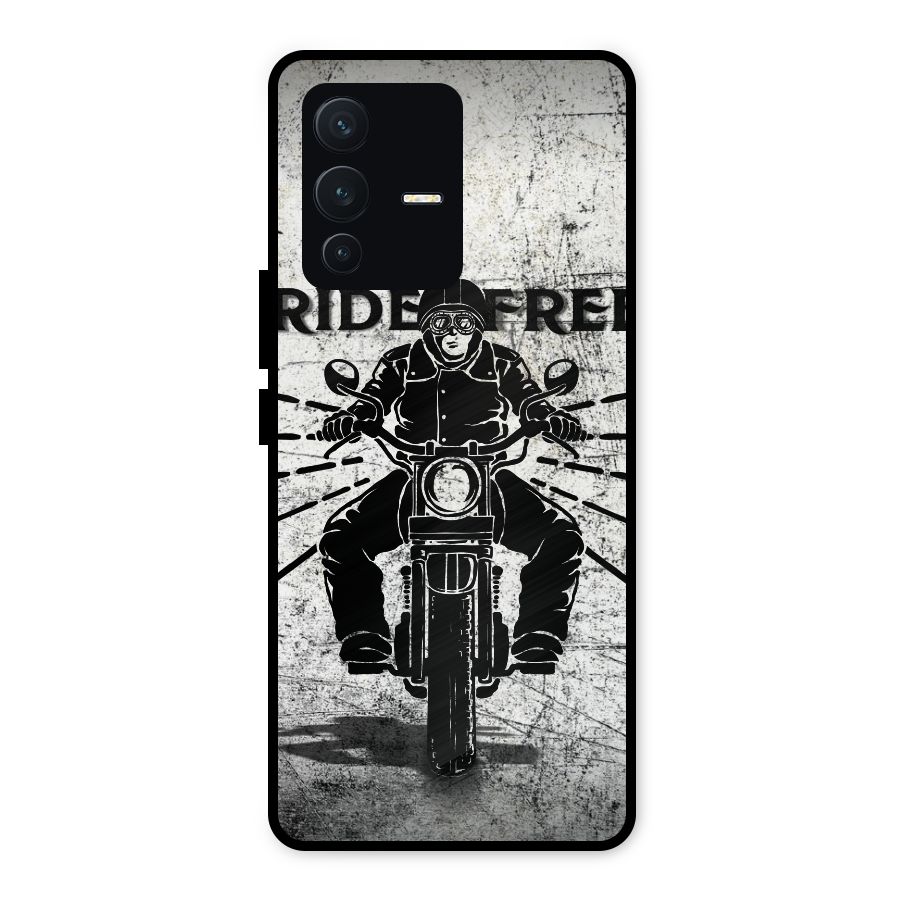 Ride Free Metal Back Case for Vivo V23 5G