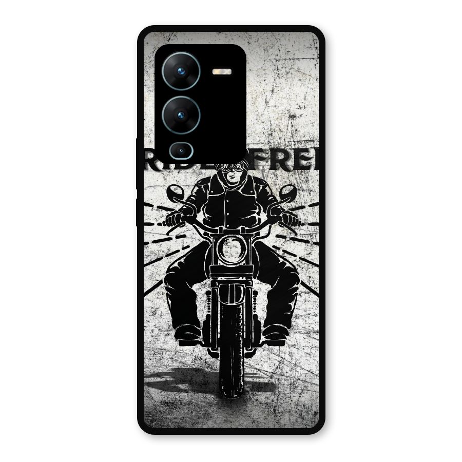 Ride Free Metal Back Case for Vivo V25 Pro