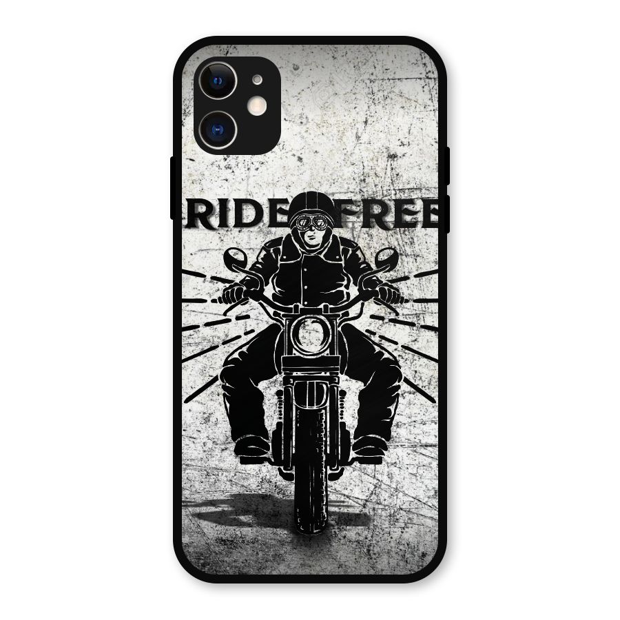 Ride Free Metal Back Case for iPhone 11