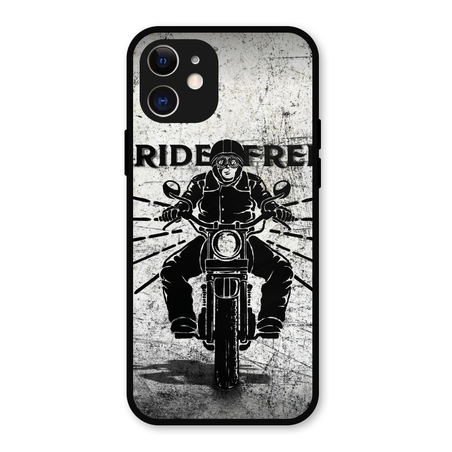 Ride Free Metal Back Case for iPhone 12