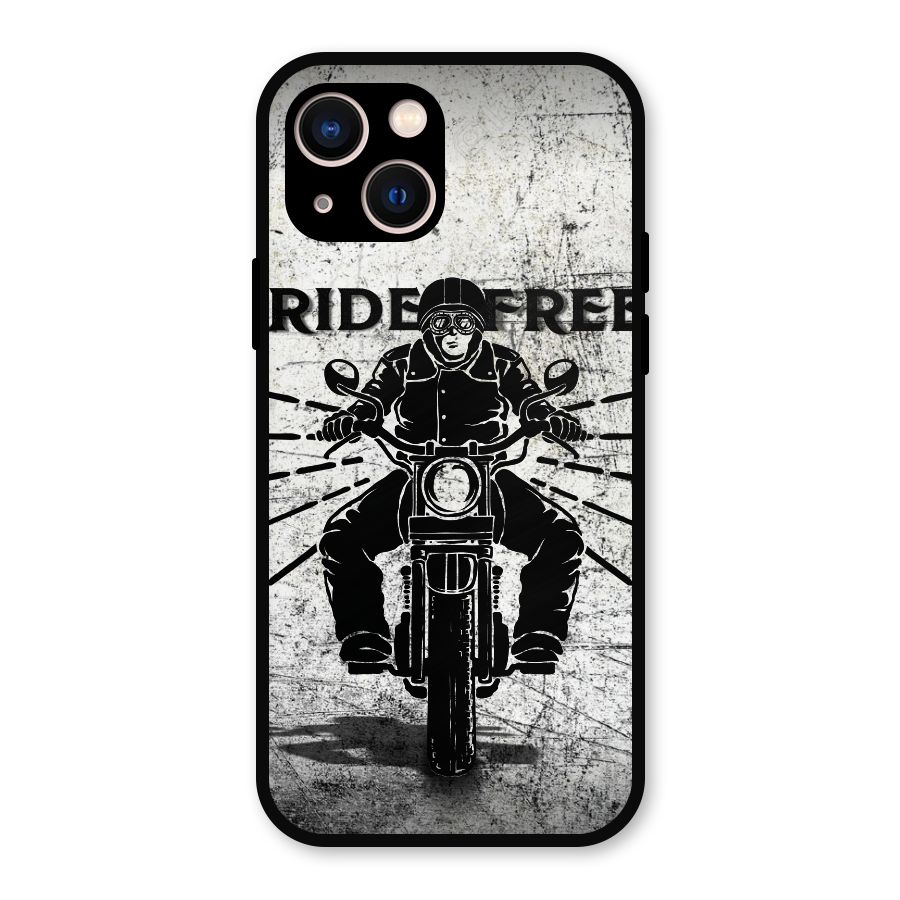 Ride Free Metal Back Case for iPhone 13