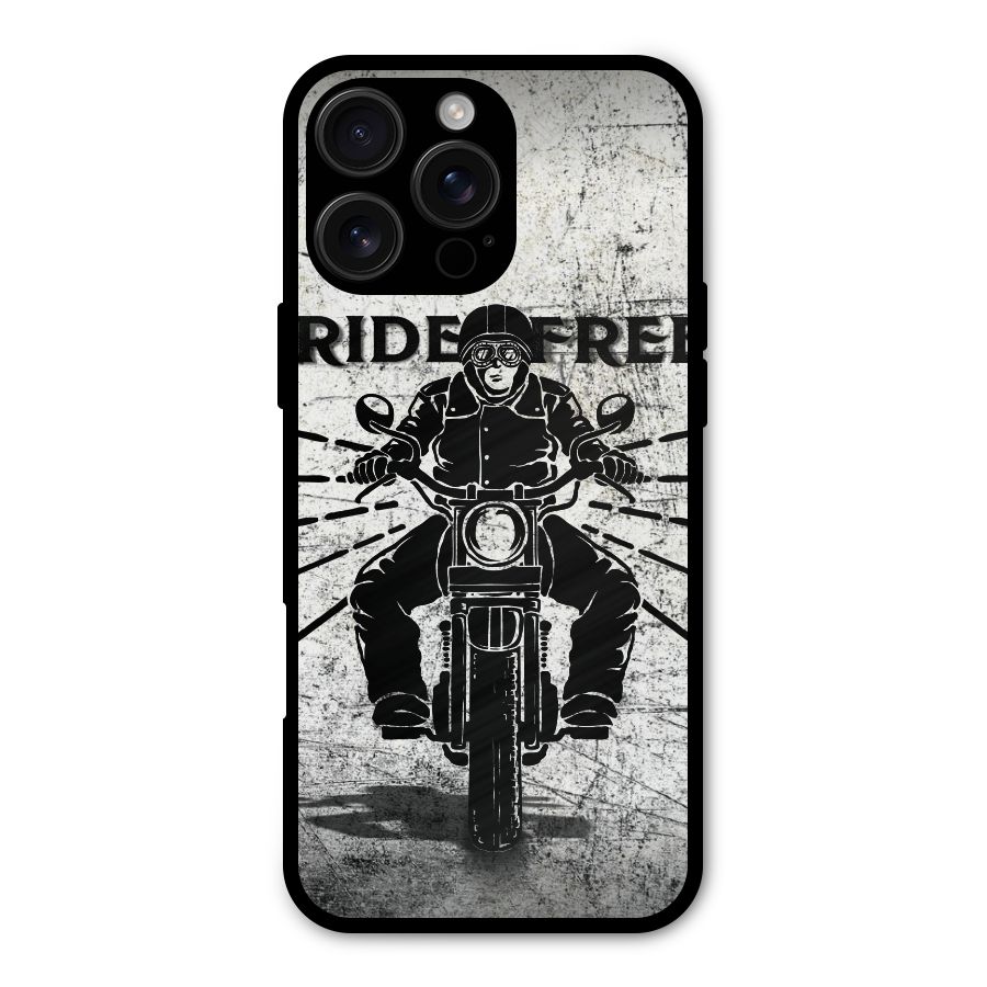 Ride Free Metal Back Case for iPhone 16 Pro Max