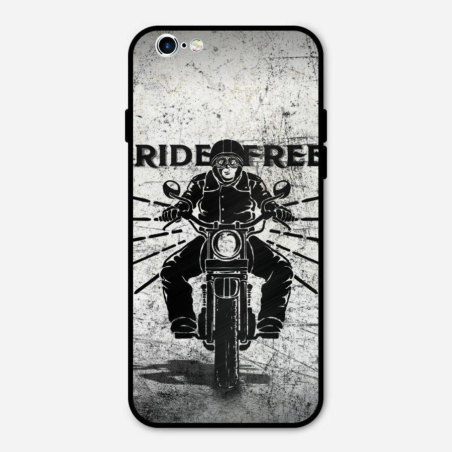 Ride Free Metal Back Case for iPhone 6 6s