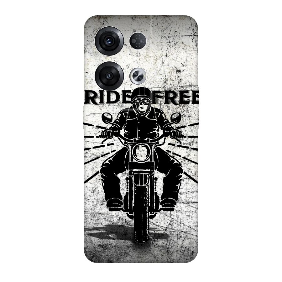 Ride Free Original Polycarbonate Back Case for Oppo Reno8 Pro 5G