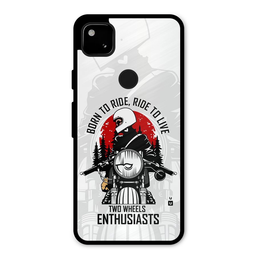 Ride To Live Metal Back Case for Google Pixel 4a