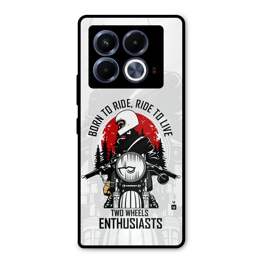 Ride To Live Metal Back Case for Infinix Note 40 5G