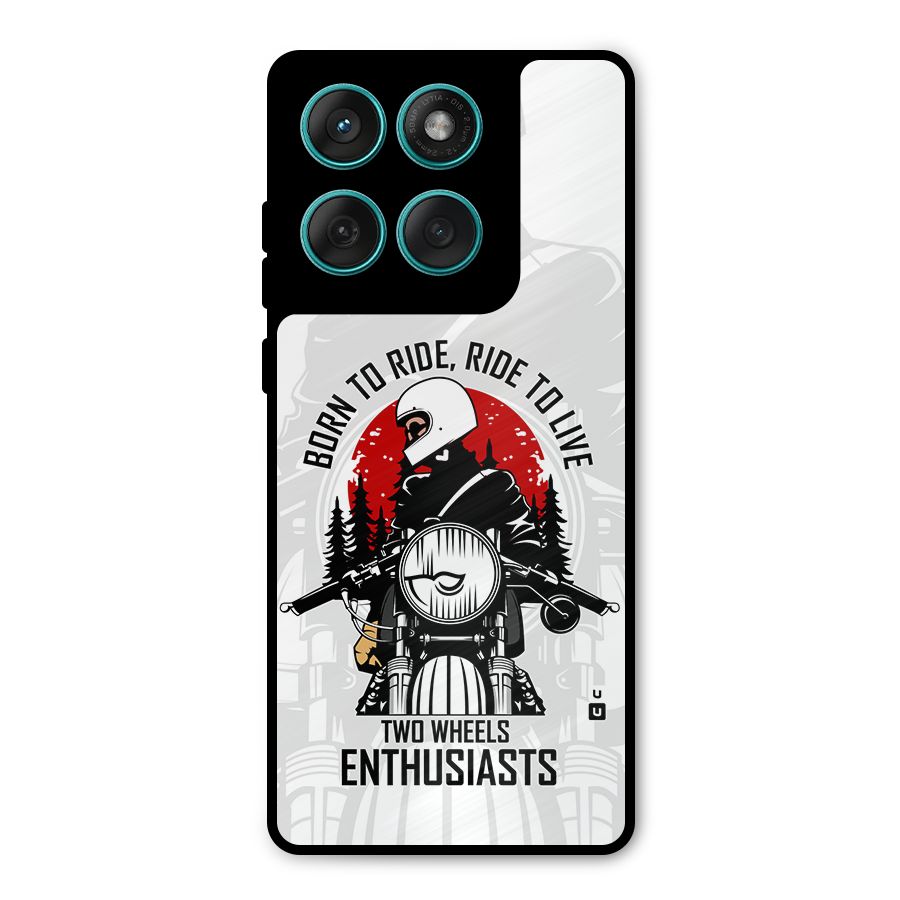 Ride To Live Metal Back Case for Motorola Edge 60 Fusion