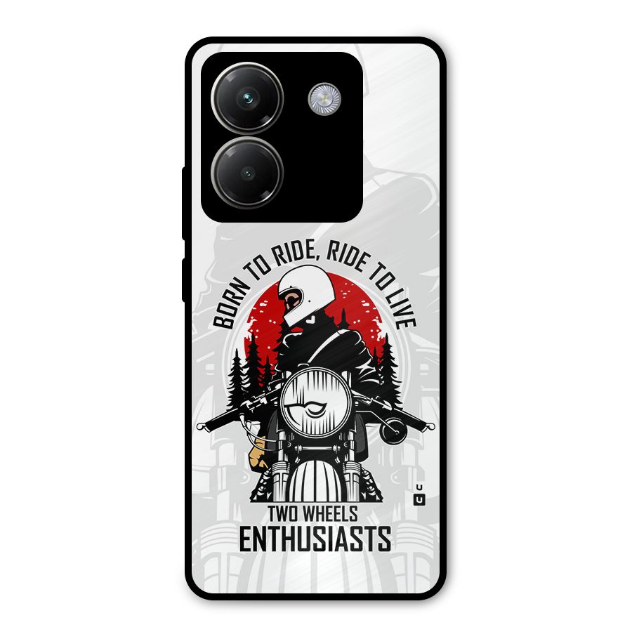 Ride To Live Metal Back Case for Poco M7 Pro 5G