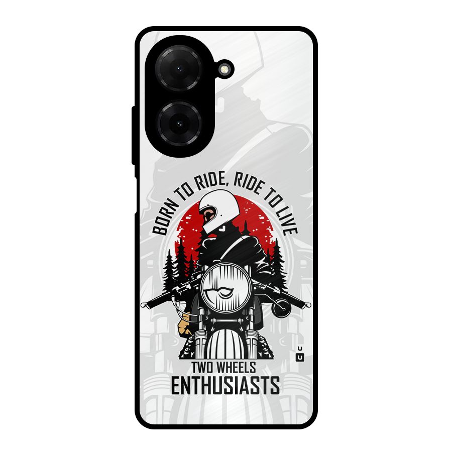 Ride To Live Metal Back Case for Redmi A5 4G