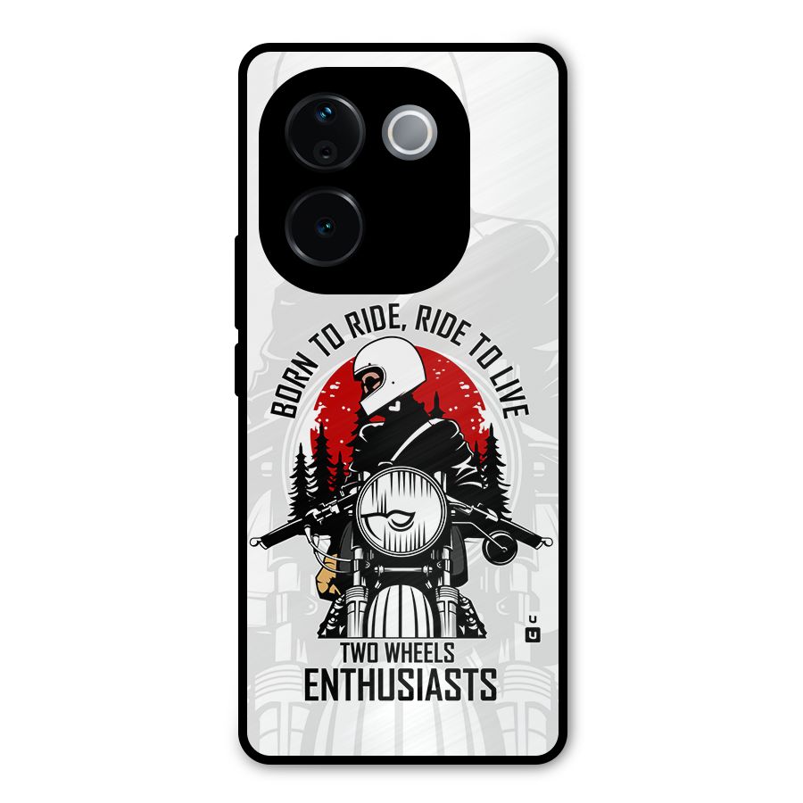 Ride To Live Metal Back Case for Vivo T3 Pro