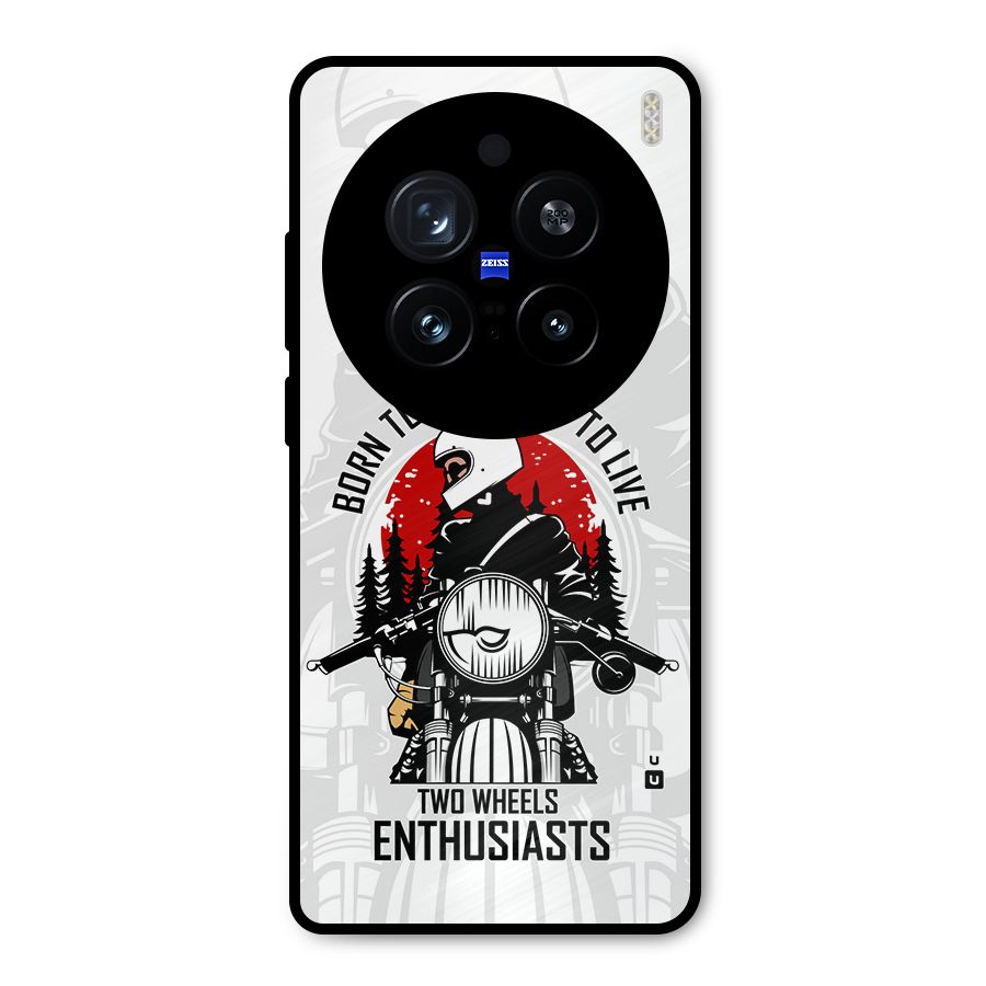 Ride To Live Metal Back Case for Vivo X200 Pro