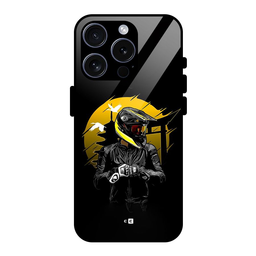 Rider Ready Glass Back Case for iPhone 15 Pro