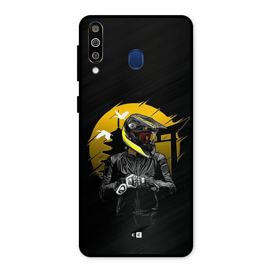 Rider Ready Metal Back Case for Galaxy M30