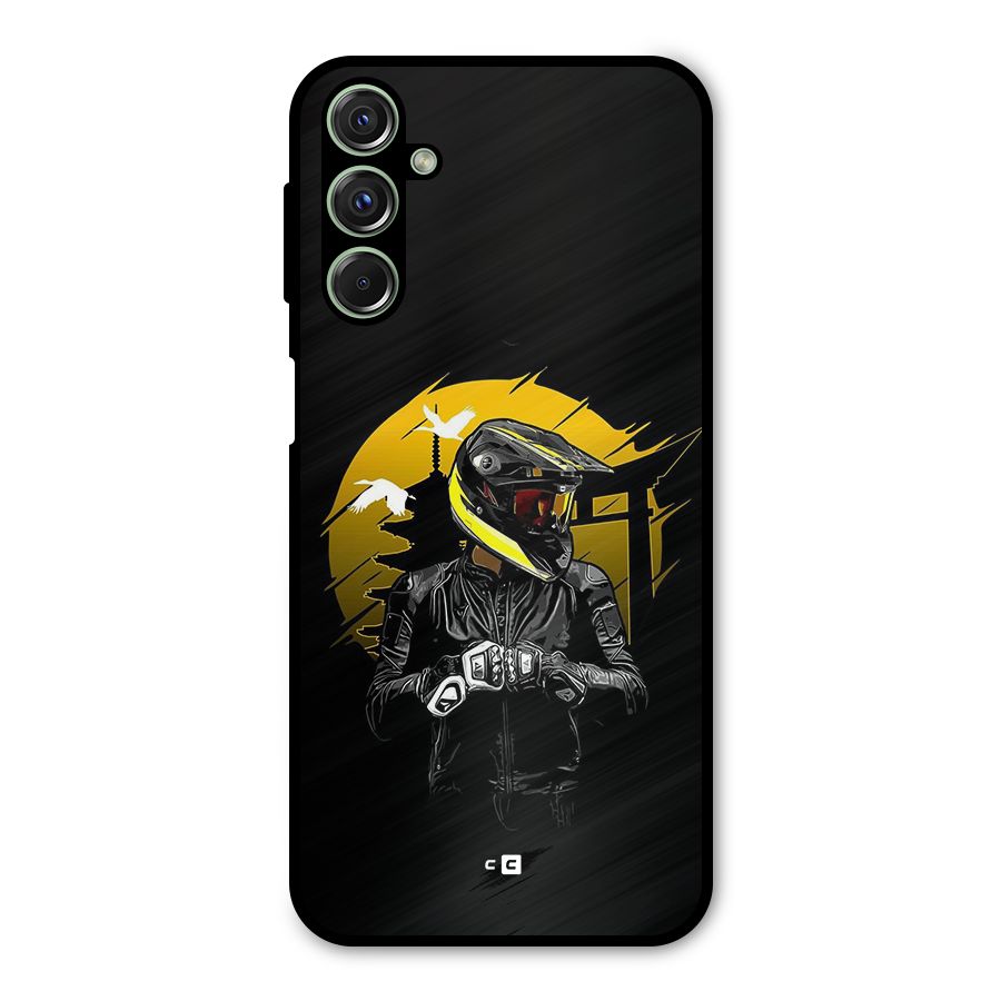 Rider Ready Metal Back Case for Galaxy M34
