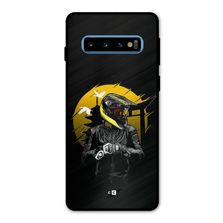 Rider Ready Metal Back Case for Galaxy S10