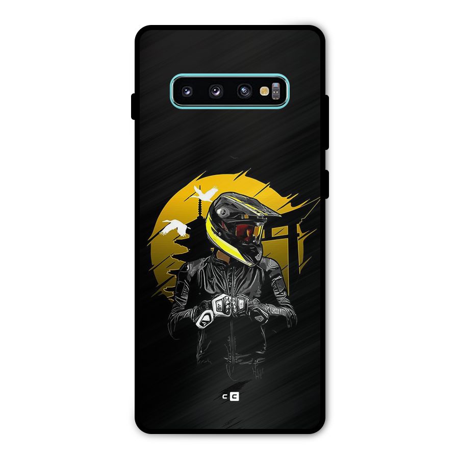 Rider Ready Metal Back Case for Galaxy S10 Plus
