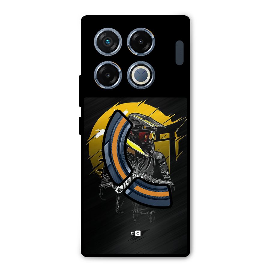 Rider Ready Metal Back Case for Infinix GT 20 Pro