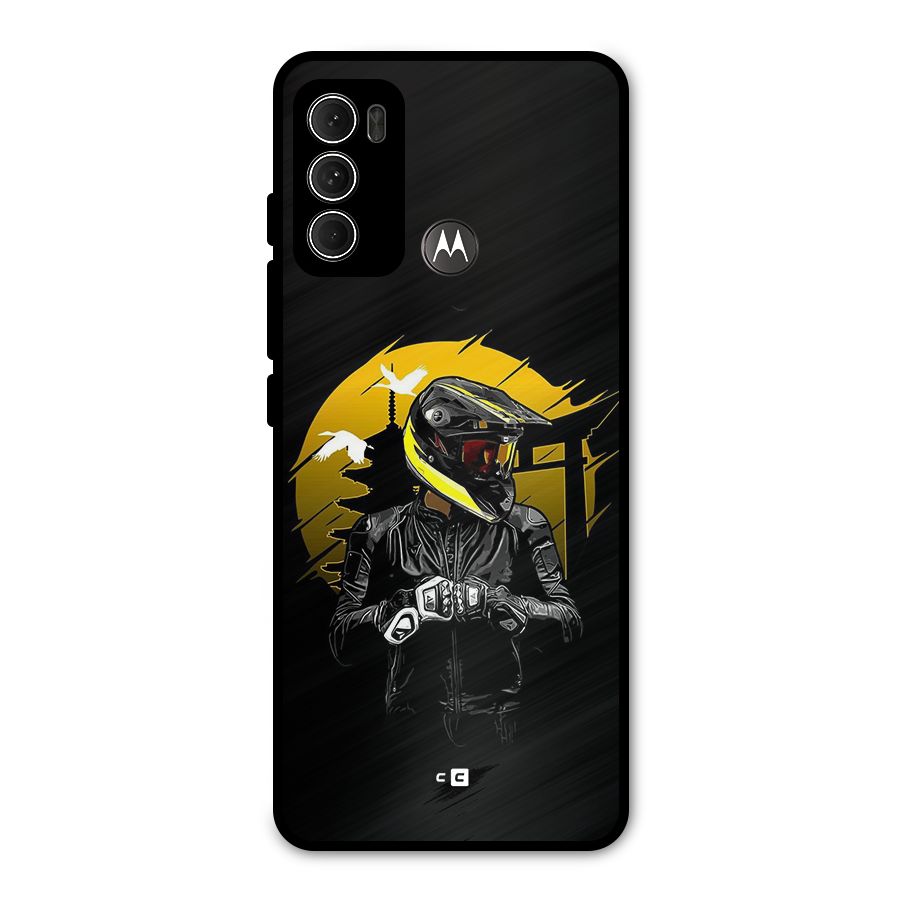 Rider Ready Metal Back Case for Moto G60
