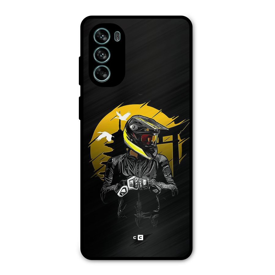 Rider Ready Metal Back Case for Moto G62