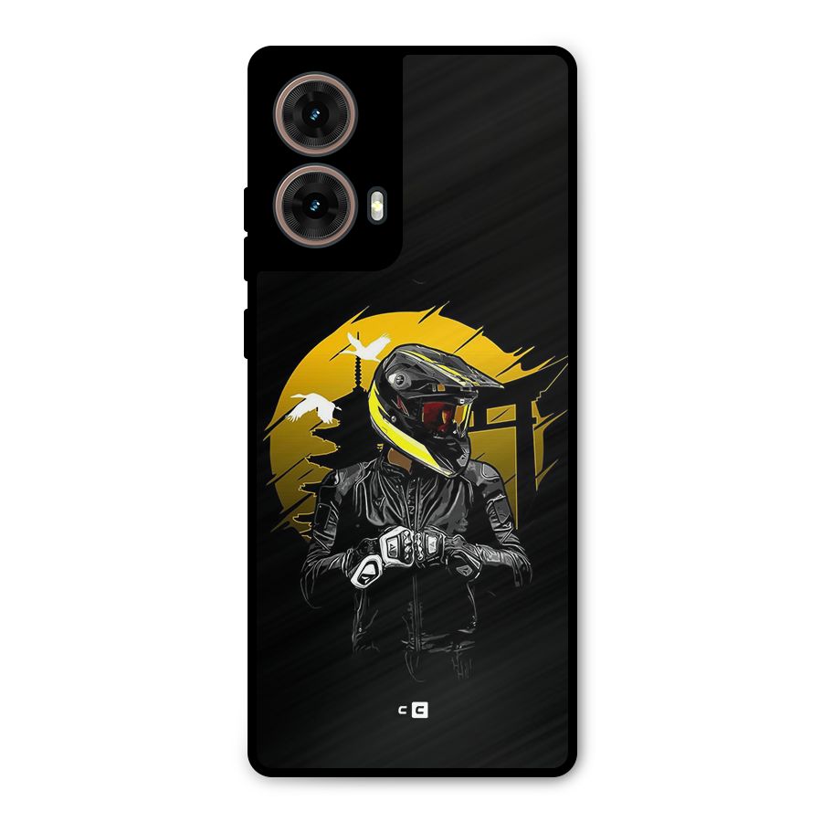 Rider Ready Metal Back Case for Moto G85