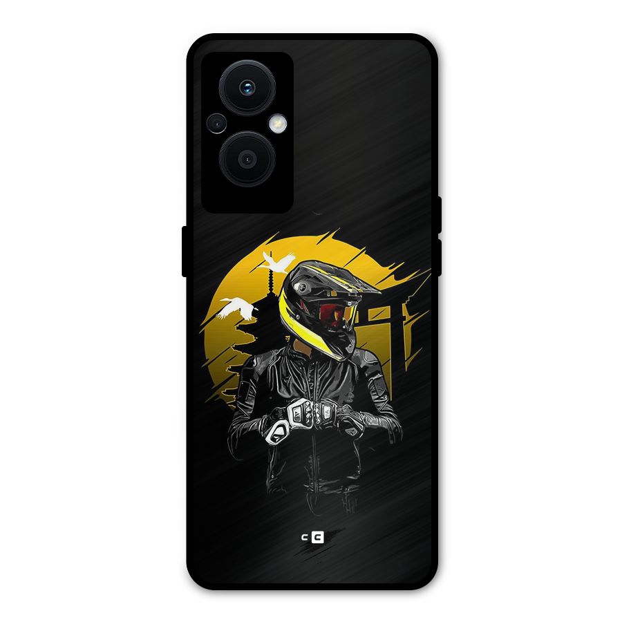 Rider Ready Metal Back Case for Oppo F21s Pro 5G