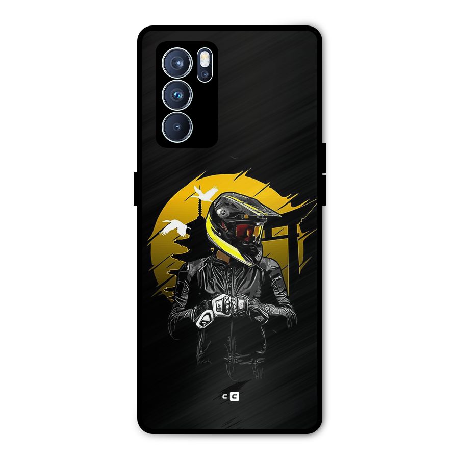 Rider Ready Metal Back Case for Oppo Reno6 Pro 5G