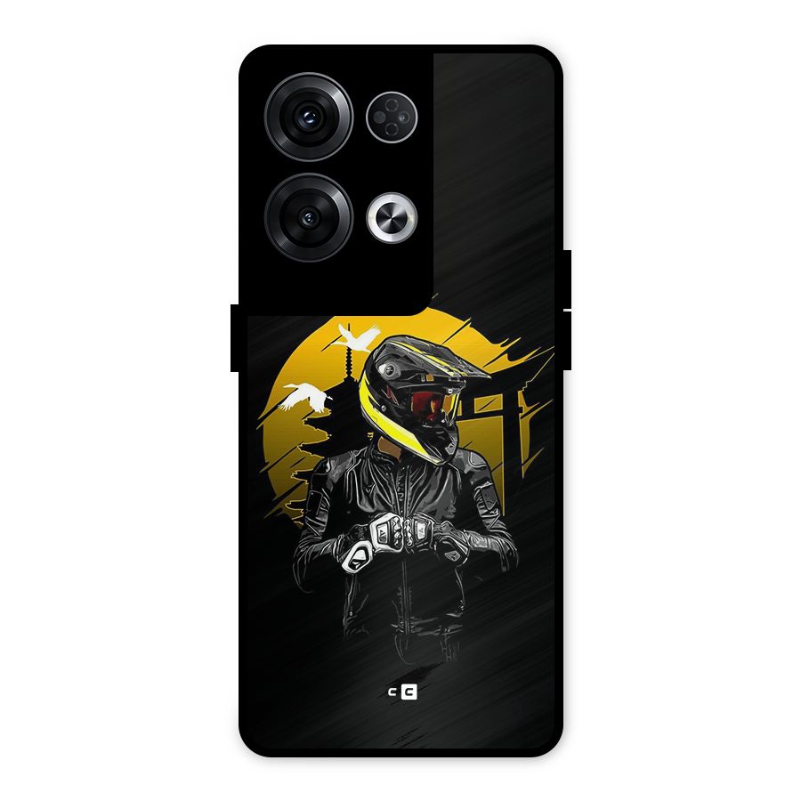 Rider Ready Metal Back Case for Oppo Reno8 Pro 5G