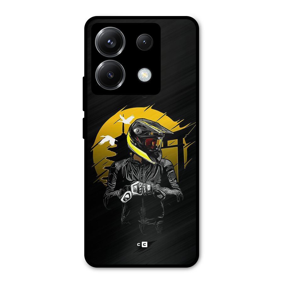 Rider Ready Metal Back Case for Poco X6