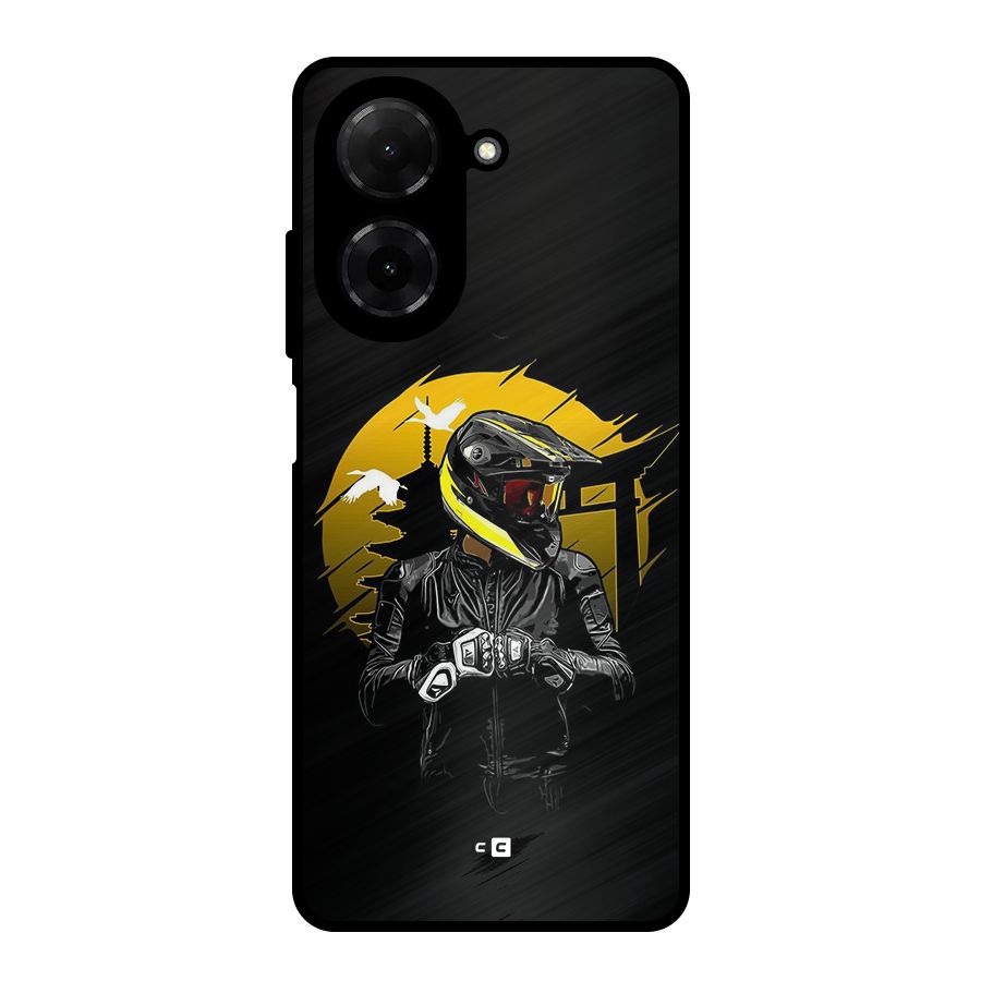Rider Ready Metal Back Case for Redmi A5 4G