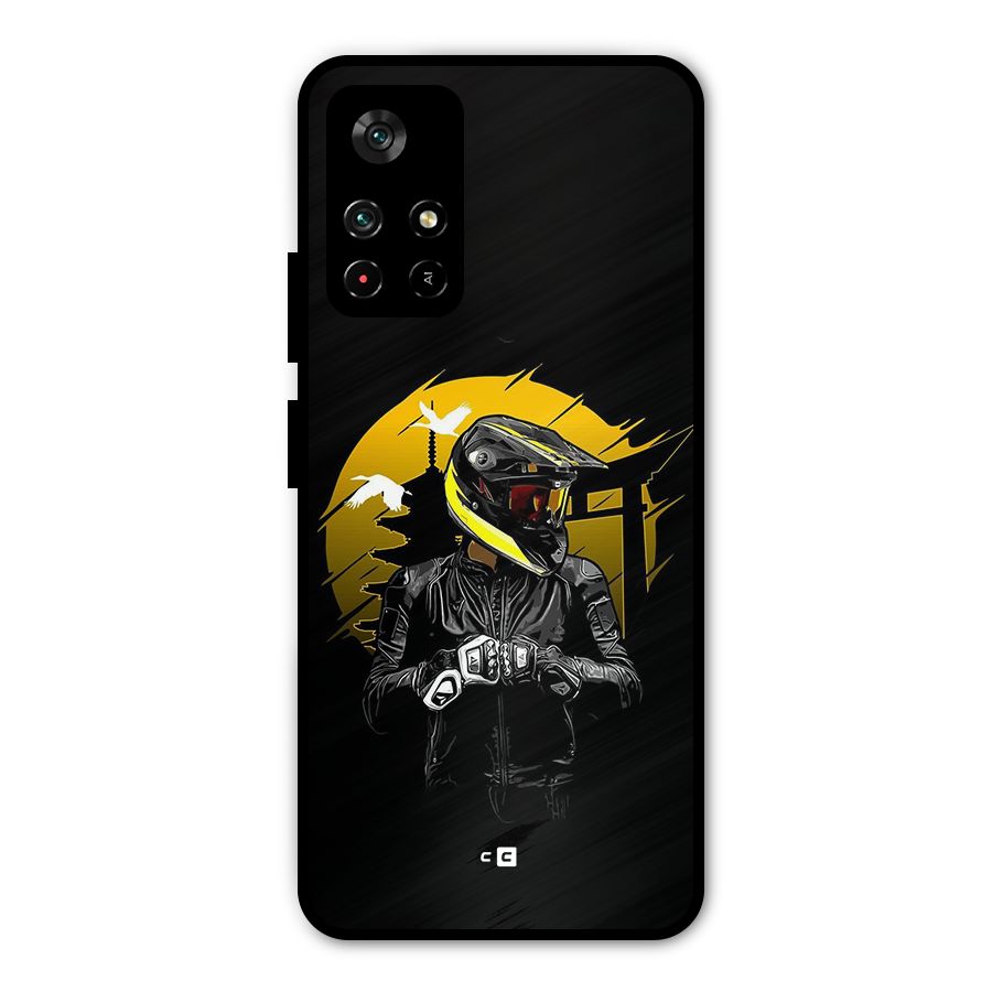 Rider Ready Metal Back Case for Redmi Note 11T 5G
