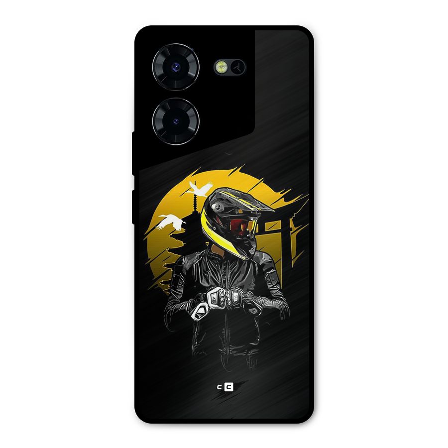 Rider Ready Metal Back Case for Tecno Pova 5 Pro 5G