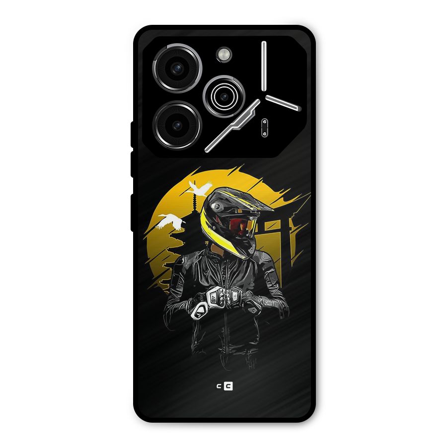 Rider Ready Metal Back Case for Tecno Pova 6 Pro