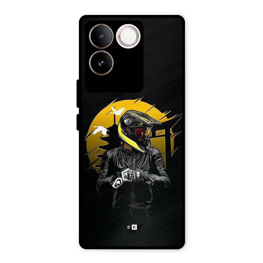 Rider Ready Metal Back Case for Vivo T2 Pro
