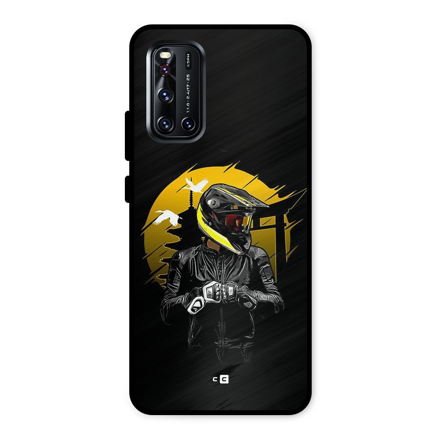 Rider Ready Metal Back Case for Vivo V19