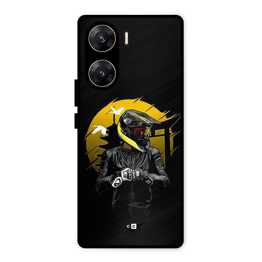 Rider Ready Metal Back Case for Vivo V29e