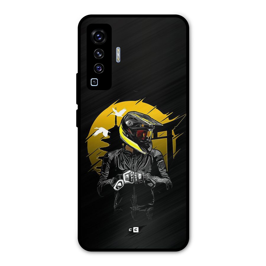 Rider Ready Metal Back Case for Vivo X50