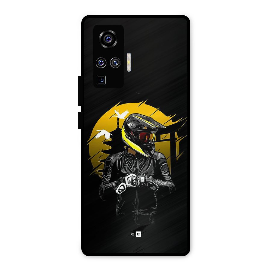 Rider Ready Metal Back Case for Vivo X50 Pro