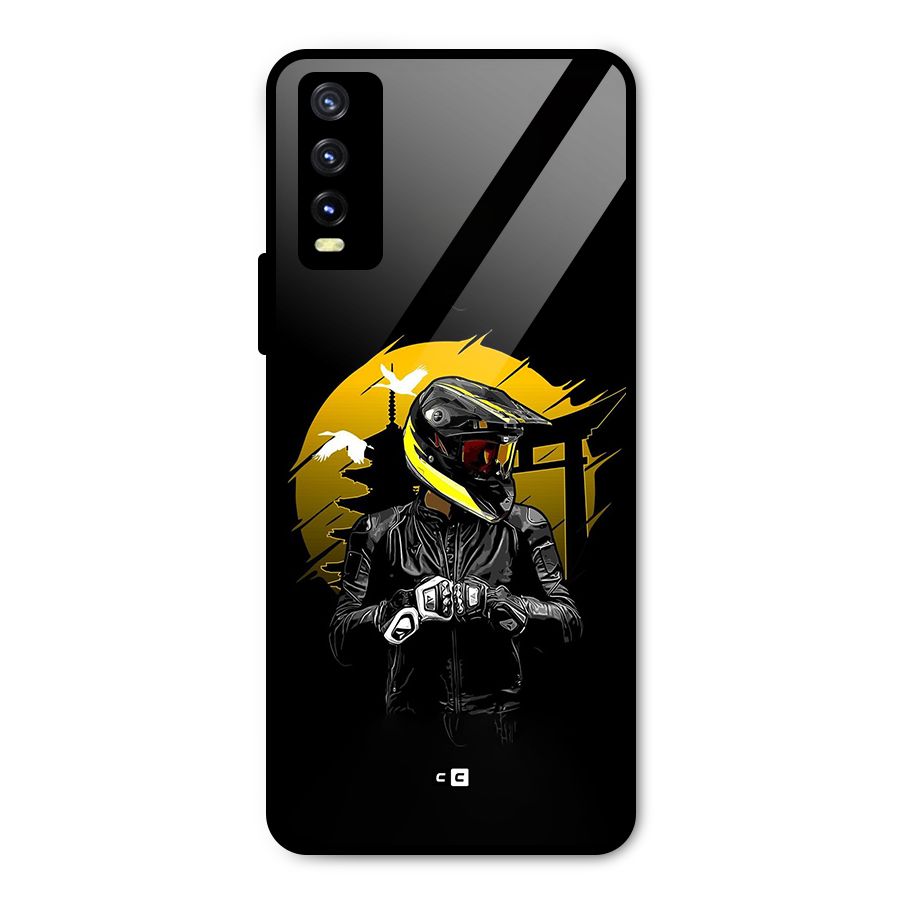 Rider Ready Metal Back Case for Vivo Y20