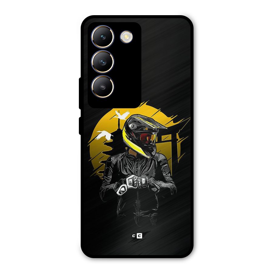 Rider Ready Metal Back Case for Vivo Y200e