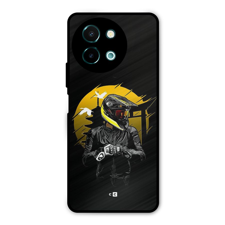 Rider Ready Metal Back Case for Vivo Y58