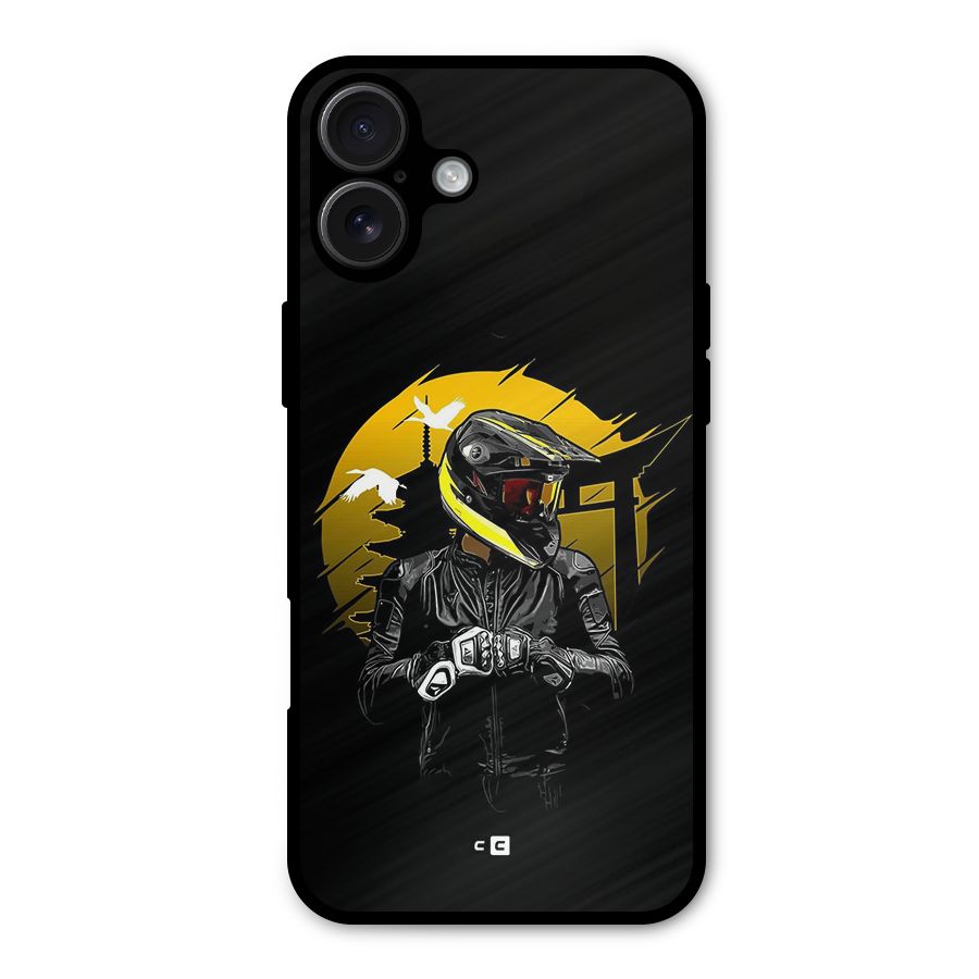 Rider Ready Metal Back Case for iPhone 16 Plus