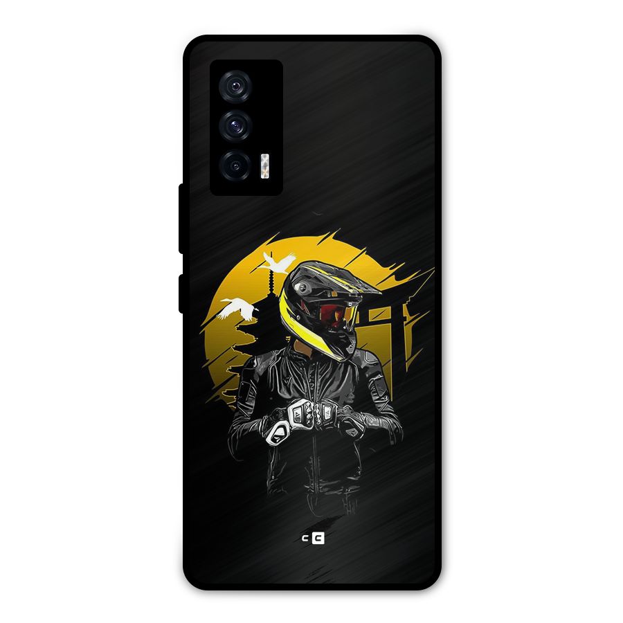 Rider Ready Metal Back Case for iQOO 7 5G