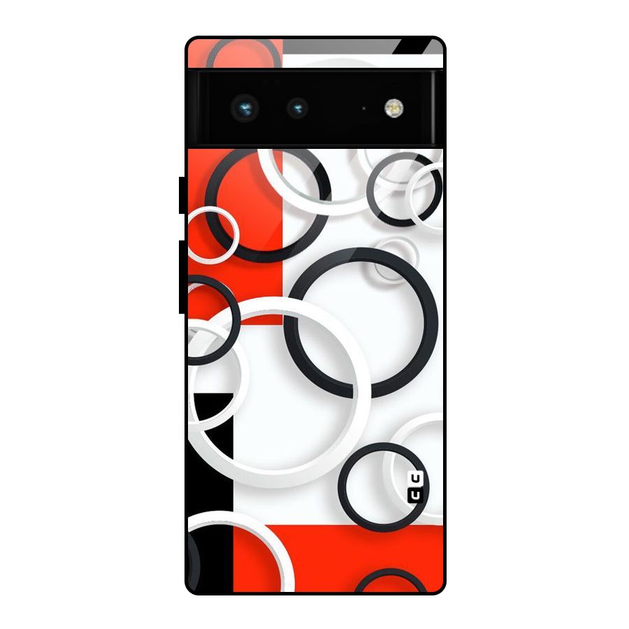 Rings Abstract Glass Back Case for Google Pixel 6