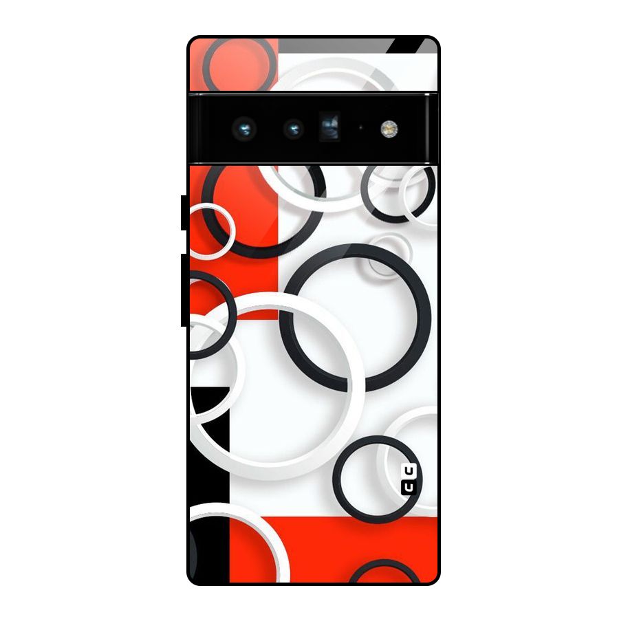 Rings Abstract Glass Back Case for Google Pixel 6 Pro